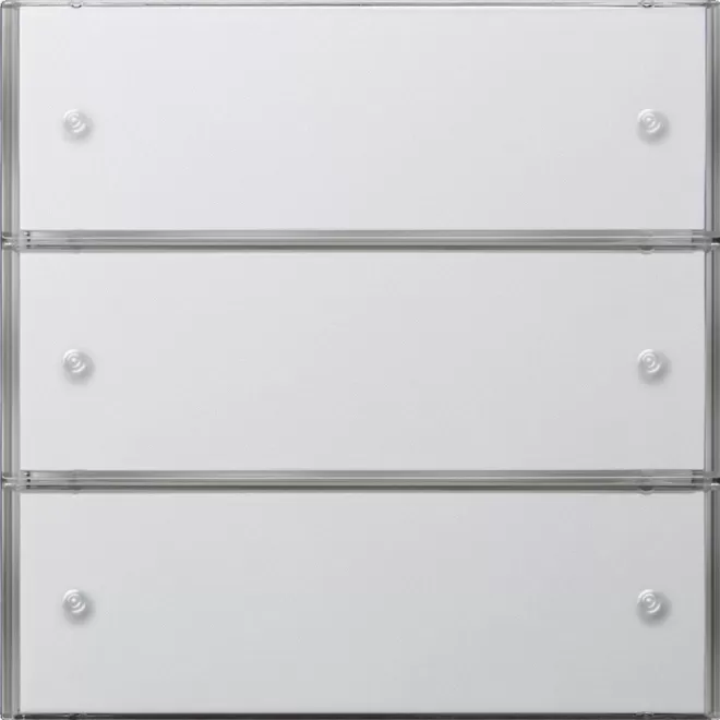 Gira KNX Tastsens.3 Komfort 3f Flächenschalter Reinweiß 2033112