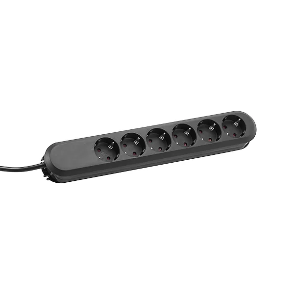 Bachmann SMART 6xCEE7/3 sw Strom 1,5m CEE7/7 381.147K