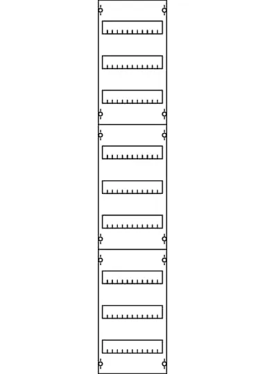 Striebel & John 1V5A Reiheneinbaugeräte-Modul Reihenabstand 125mm, 9RE / BH5, 1FB 1V5A