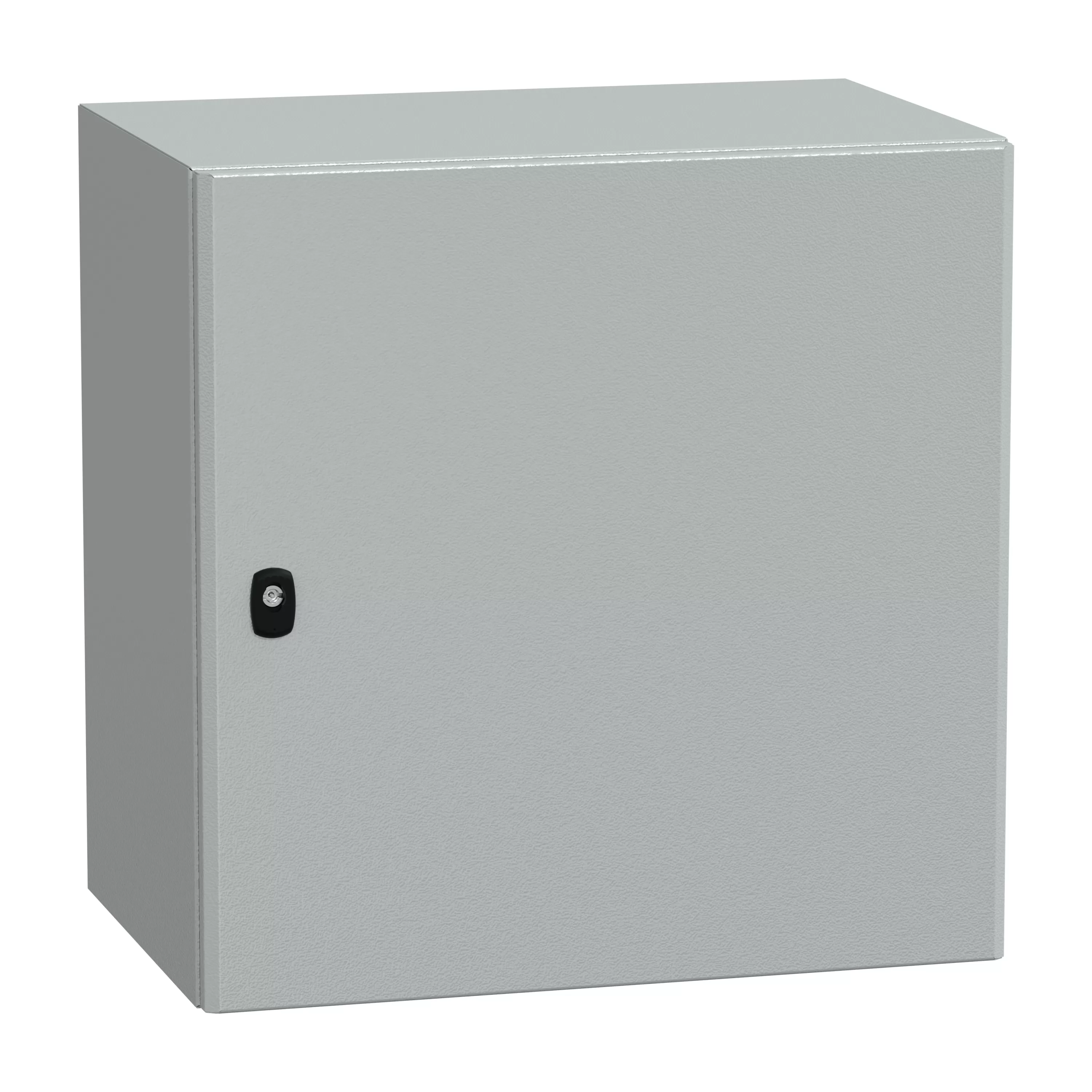 Schneider Electric Spacial S3D Volltür ohne Montageplatte H600xB600xT400.IP66 IK10 RAL7035. NSYS3D6640