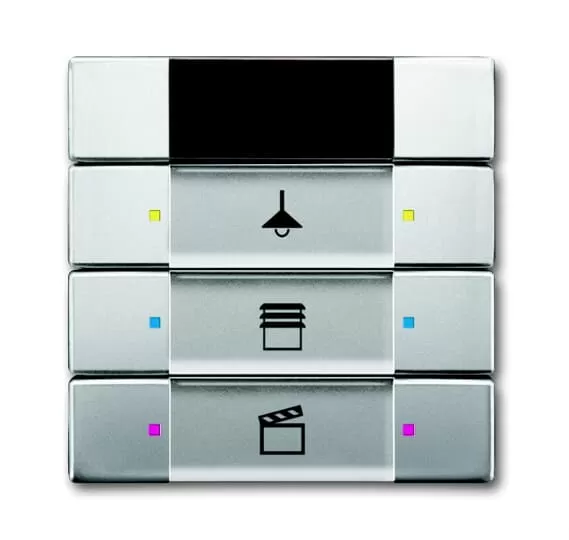 Busch-Jaeger 6129/01-866 | Bedienelement 3/6-fach, mit IR-Schnittstelle Multifunktion/Farbkonzept