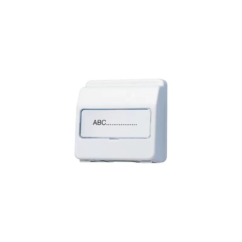 Jung Klappdeckel, hohe Ausführung, rastbar, Thermoplast, Serie CD, alpinweiß CD554KLWW