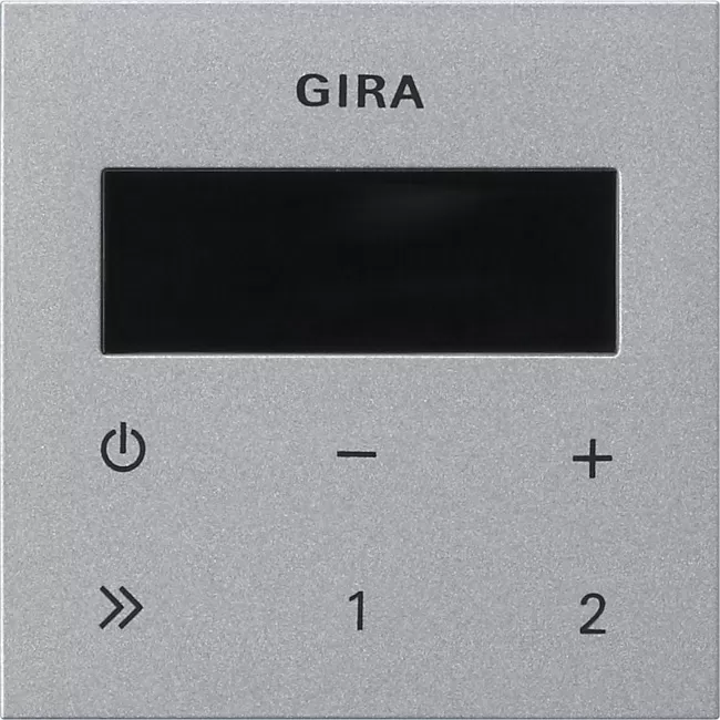 Gira Bedienaufs. UP-Radio RDS System 55 F Alu 248026