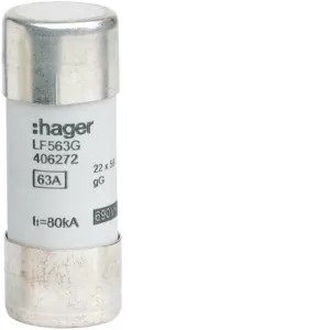 Hager Zylindersicherung 22x58mm gG 63A LF563G