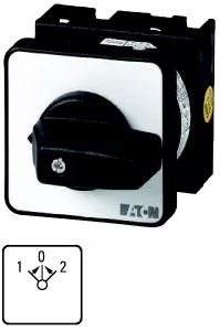Eaton Wendetaster, T0, 20 A, Zentraleinbau, 2 Baueinheit(en), Kontakte: 4, 45 °, tastend, mit 0-Stellung, mit 2-seitigem Rückzug nach 0, 1>0