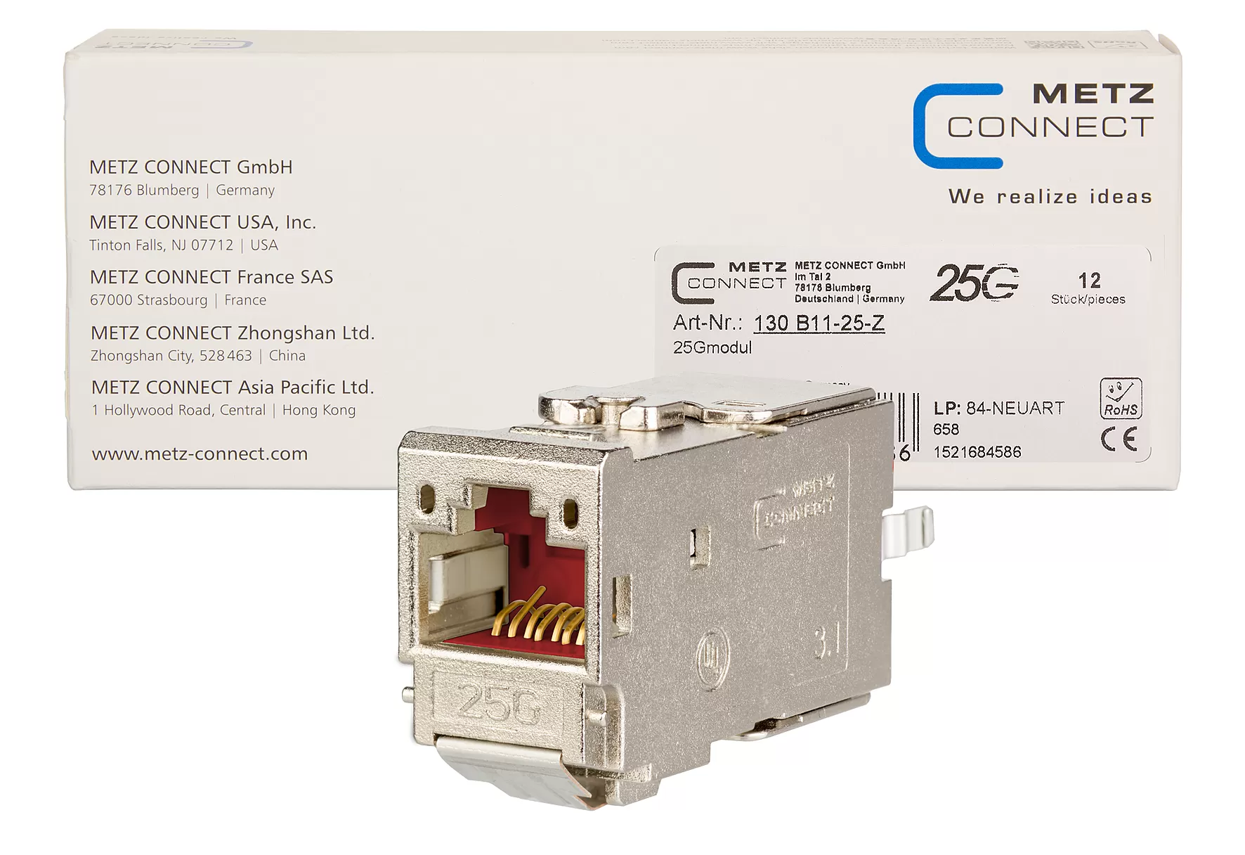 Metz Connect 25Gmodul (12 Stück) 130B11-25-Z