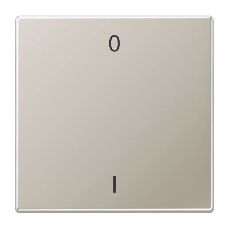 Jung EnOcean Funk-Wandsender 2-kanalig, Symbole 0 I, Serie LS, Edelstahl (lackiert) ENOES2990-01-L