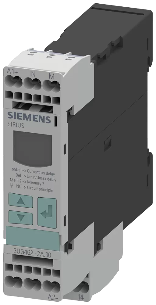 Siemens Digitales Überwachungsrelais Stromüberwachung, 22.5mm von 0.1 bis 10A AC/DC 3UG46222AW30