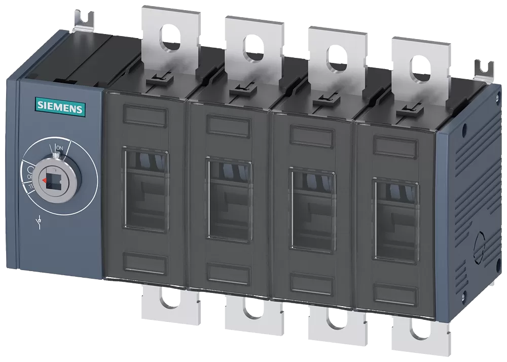 Siemens Lasttrennschalter 200A, Baugr. 3, 4-polig Frontantrieb links Grundgerät 3KD36400PE100