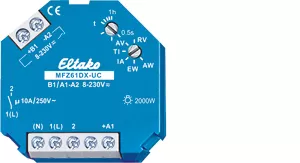 Eltako Analog einstellb. Multifunktions-Zeitrelais UC. 1 Schließer potenzialfrei 10A/250V AC 61100604