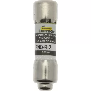Eaton Sicherungseinsatz, Niederspannung, 2 A, AC 600 V, 200 kA, 10 x 38 mm, 13⁄32 x 1-1⁄2 inch, CC, UL, verwechlungssicher, träge FNQ-R-2