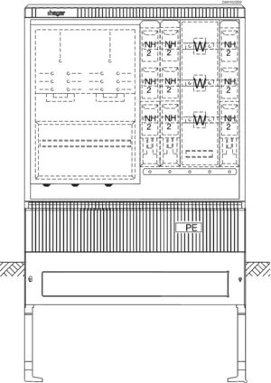Hager Wa+MeSchrank,universN,