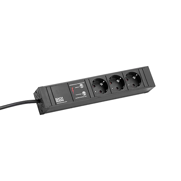 Bachmann CONNECT LINE 3xCEE7/3 1xÜSS Strom 2,0m CEE7/7 420.0069