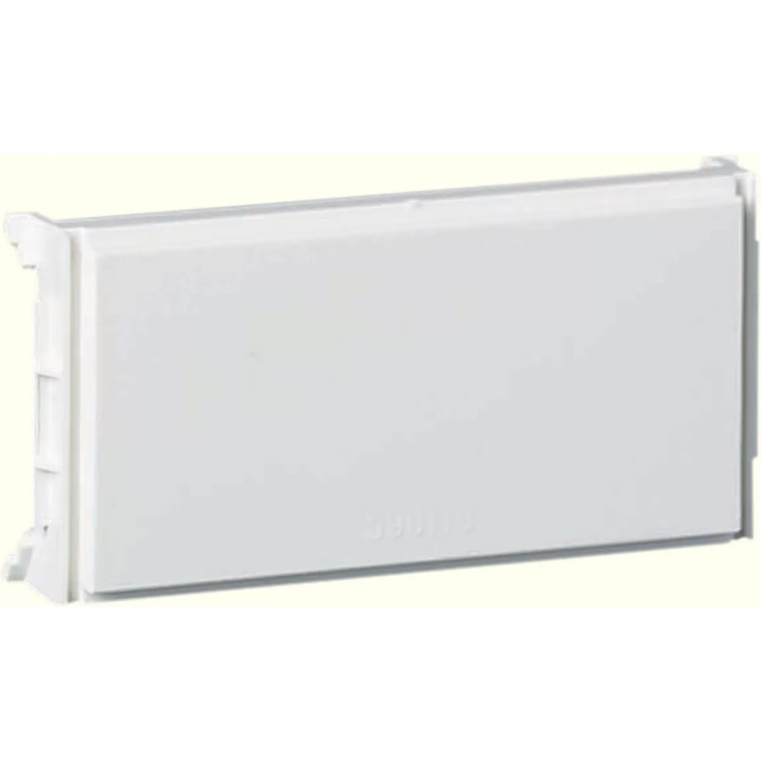 Schneider Electric Blindplatte ohne Beschriftungsfeld, weiß ähnlich RAL 9010 Typ:CYB-MP 1-9010 5971850