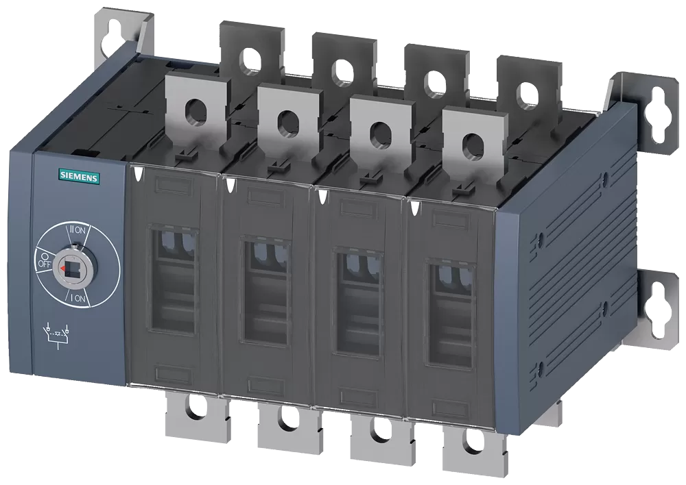 Siemens SENTRON, Netzumschalter 3KC, handbetätigt, MTSE, Baugröße: 4,  4-polig, Iu: 800 A 3KC04480QE000AA0