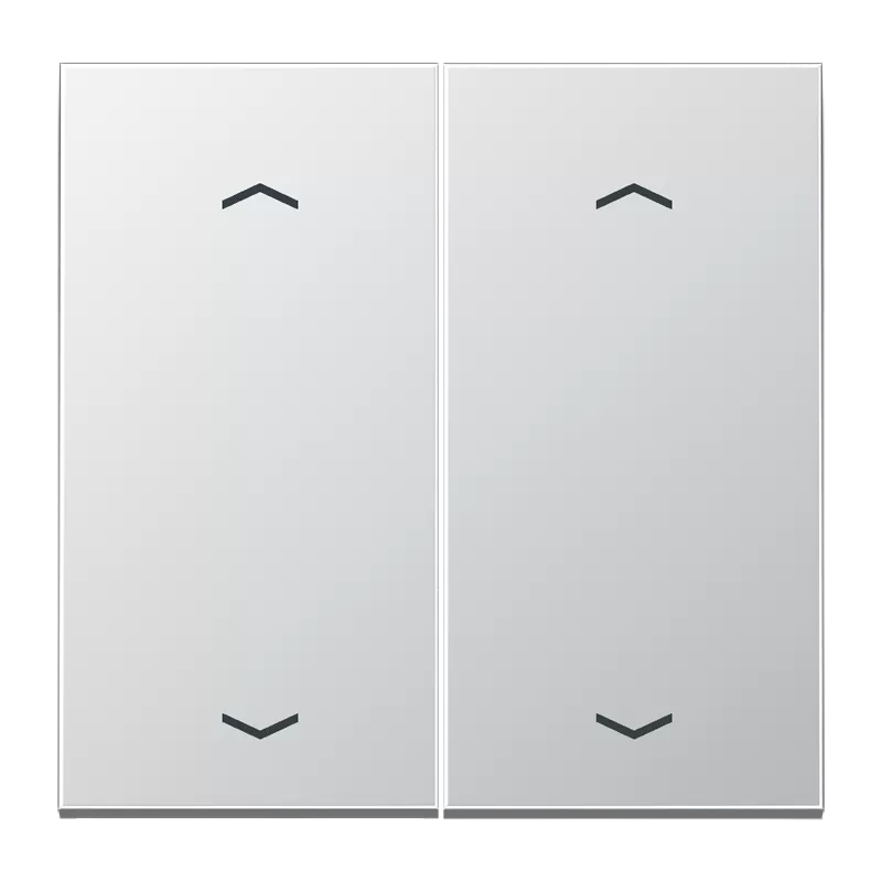 Jung EnOcean Funk-Wandsender 4-kanalig, mit Pfeilsymbolen, Serie LS, Aluminium (lackiert) ENOAL2995MP-L