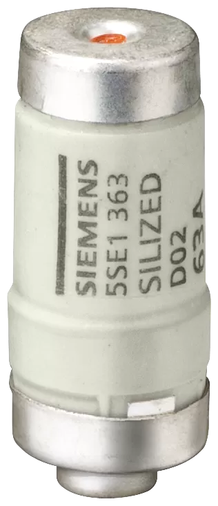 Siemens SILIZED-Sicherungseinsatz 400V gR, Halbleiterschutz Größe D02 63A 5SE1363