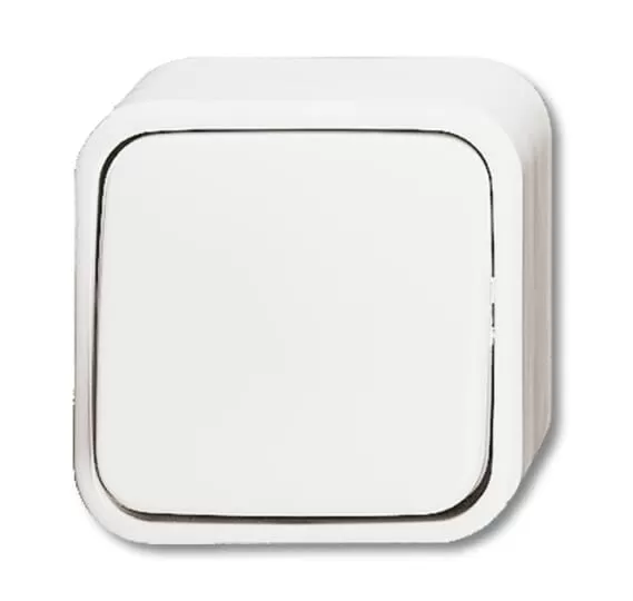 Busch-Jaeger 2601/6 AP/11W-503 | Wippschalter, 2 Module Aus- und Wechselschaltung