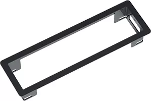 Bachmann Power Frame Einbaurahmen 3fach schwarz RAL9005 915.000