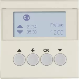 Berker Jalousie-Schaltuhr S.1 weiß glänzend 85741182