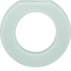 Berker Glasendrahmen 1fach Serie Glas polarweiß 109219