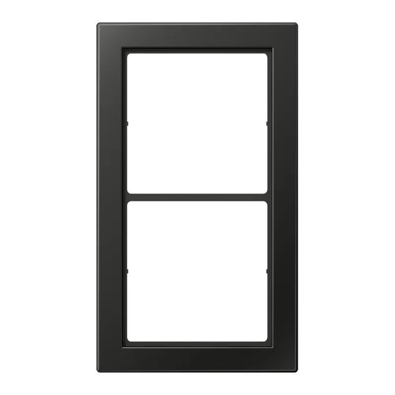 Jung Rahmen, 2-fach, FLAT DESIGN, anthrazit (lackiertes Aluminium) FDAL2982AN