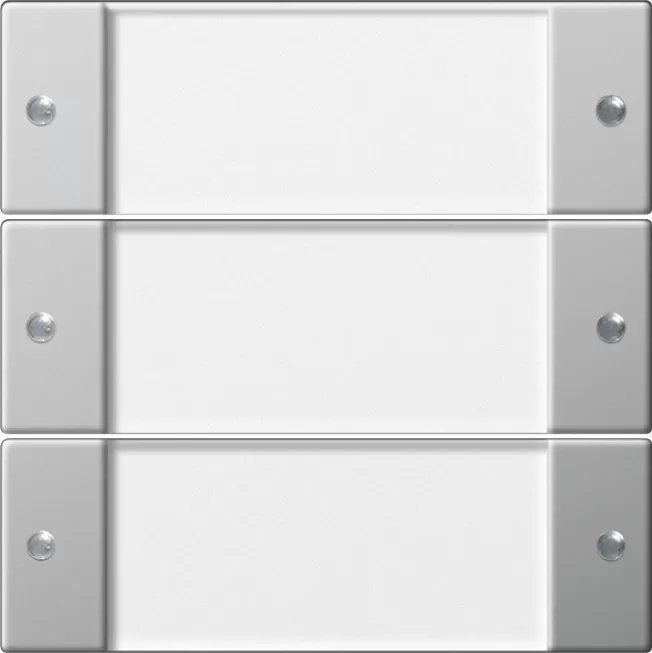 Gira Wippenset 3f BSF System 55 Klar/Edelstahl 2133600
