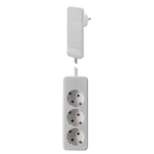 Bachmann Smart Plug CEE7/7 weiß 1,6m 3xCEE7/3 933.015