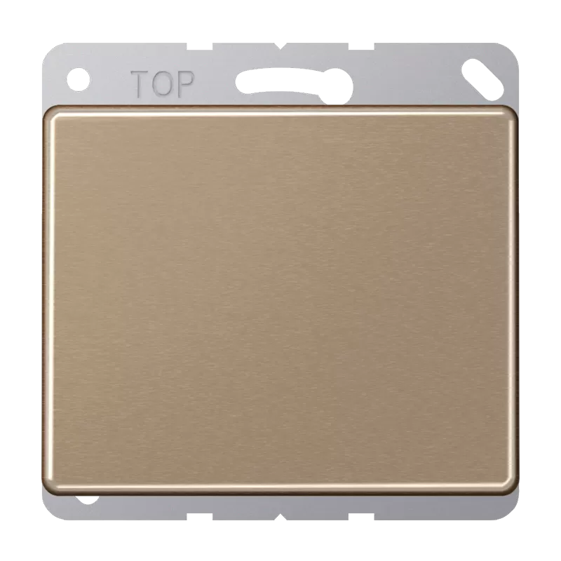 Jung Blind-Abdeckung (verrastet), Aluminium lackiert, Serie SL, gold-bronze SL561BGB