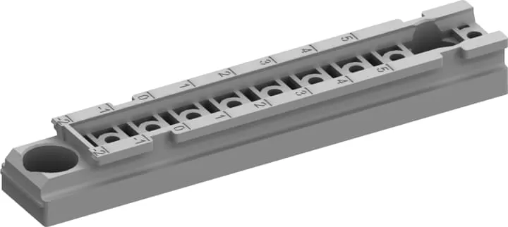Striebel & John TZ601P10 Montageleiste T=225 mm Packeinheit 10 Stück TZ601P10