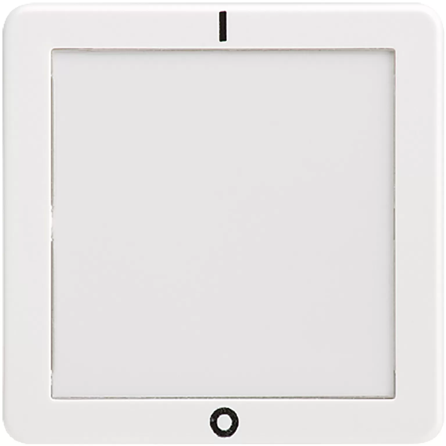 Elso Wippe 2-polig großem Schriftfeld 50x50mm FASHION/RIVA/SCALA reinweiß 233264