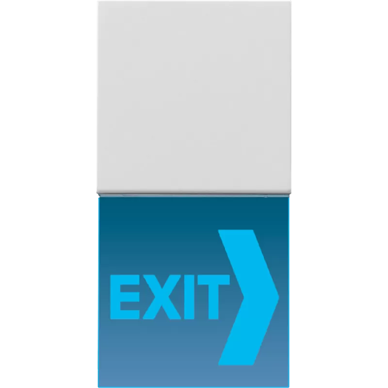 Jung LED-Lichtsignal Hinweis, blau, Serie LS, lichtgrau (lackiertes Aluminium) LS539N71LGLEDB