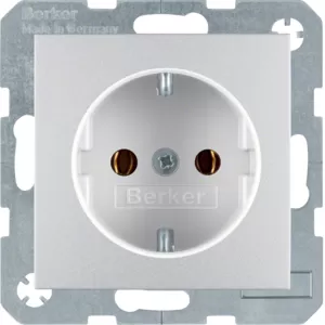 Berker Steckdose SCHUKO B.7 alu matt 41431404