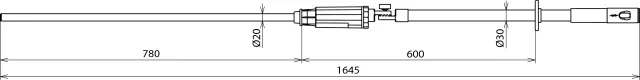 Dehn Spannungsprüfer PHE III 6 20kV 50Hz Kat. S m. Zahnkupplung 767951