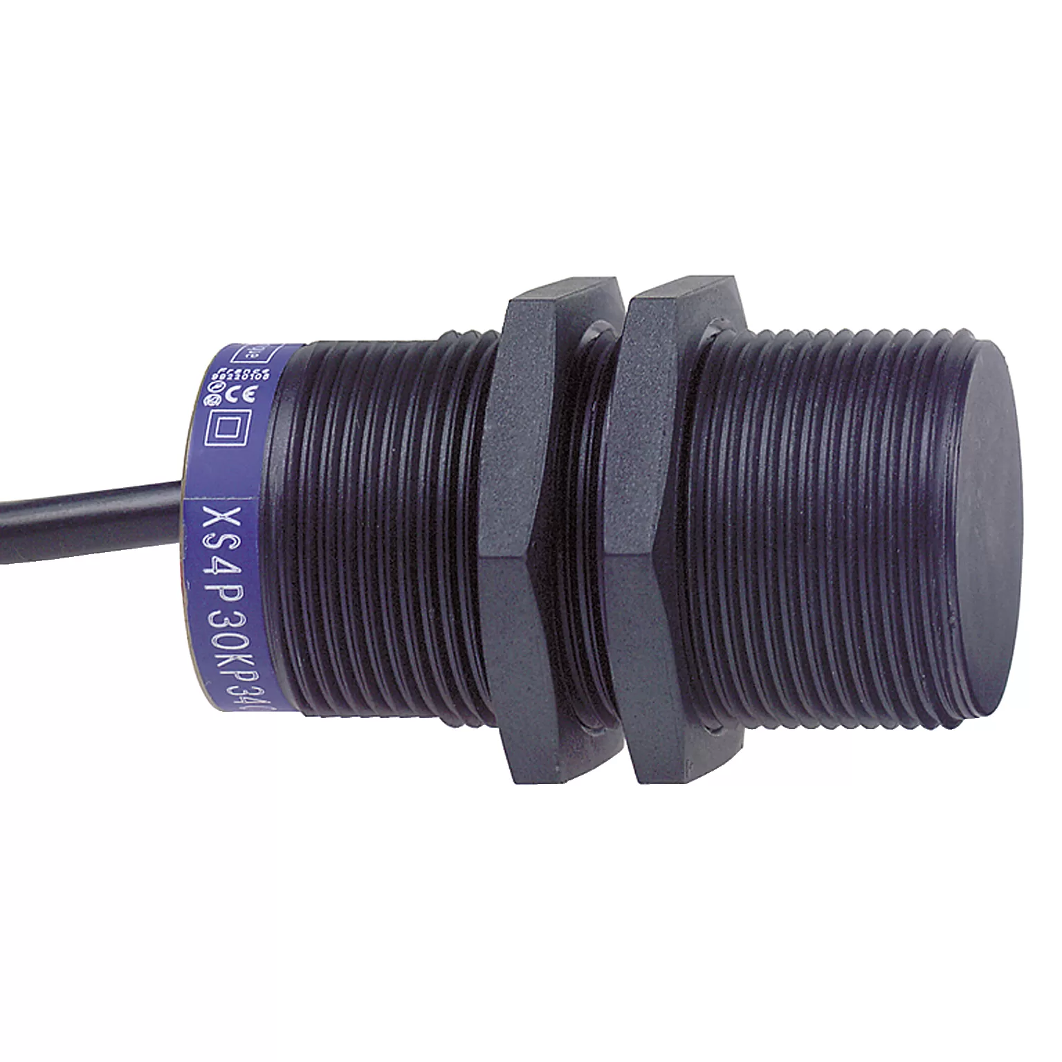 Yageo XS4-Indu. Näher.sch. M30, L62mm, PPS, Sn 15mm, 12-48 V DC, 2m Kabel XS4P30PA370