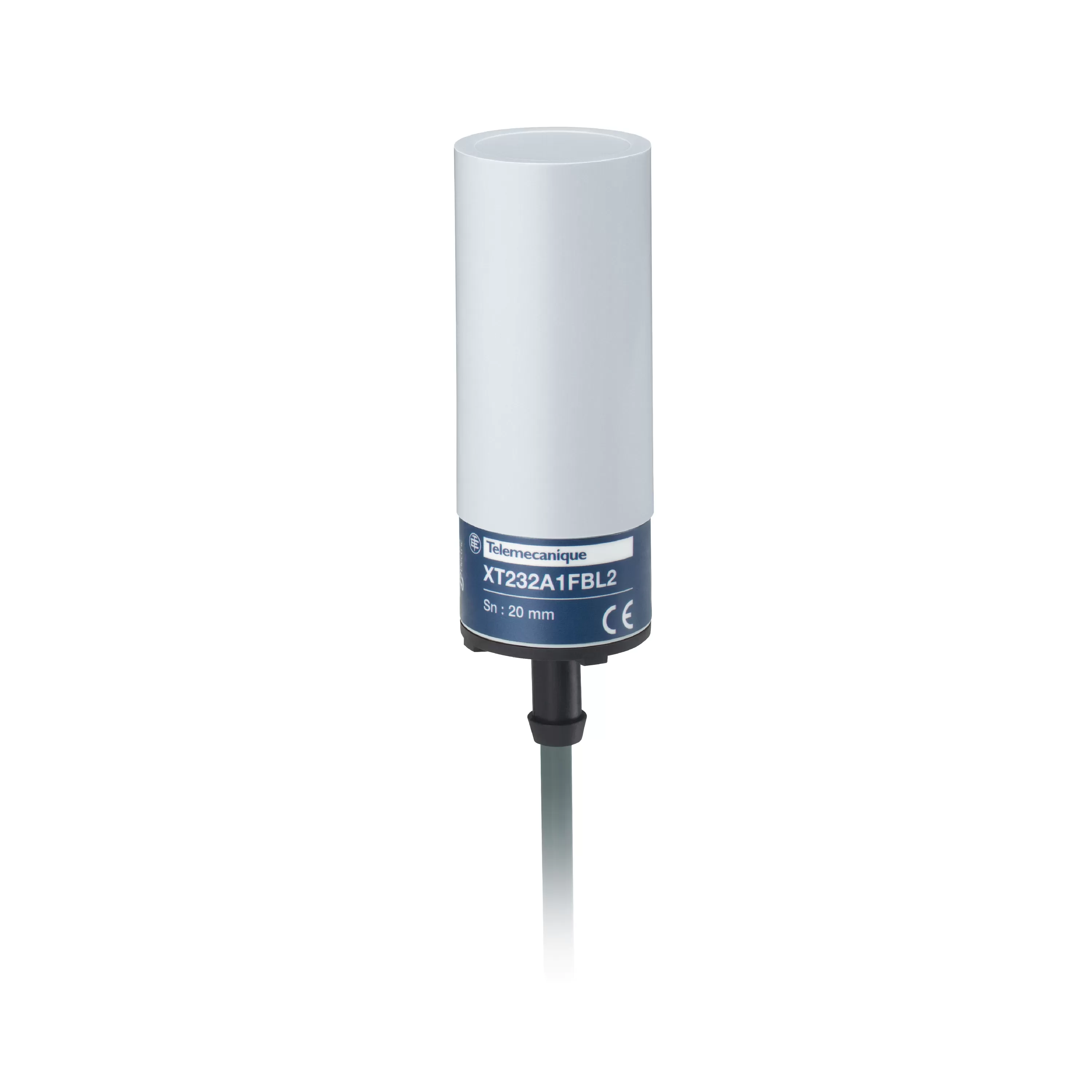 Yageo XT2-Kap. Näherungsschalter, zylindirsch Ø 32mm, Kunststoff, Sn 20mm, 2m Kabel XT232A1FBL2