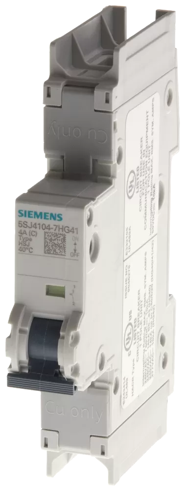 Siemens Leitungsschutzschalter 240V 14kA, 1-polig, C, 6A, T=70mm, nach UL 489 5SJ41067HG41