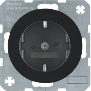 Berker Steckdose SCHUKO erh BS R.1/R.3 sw 47232045