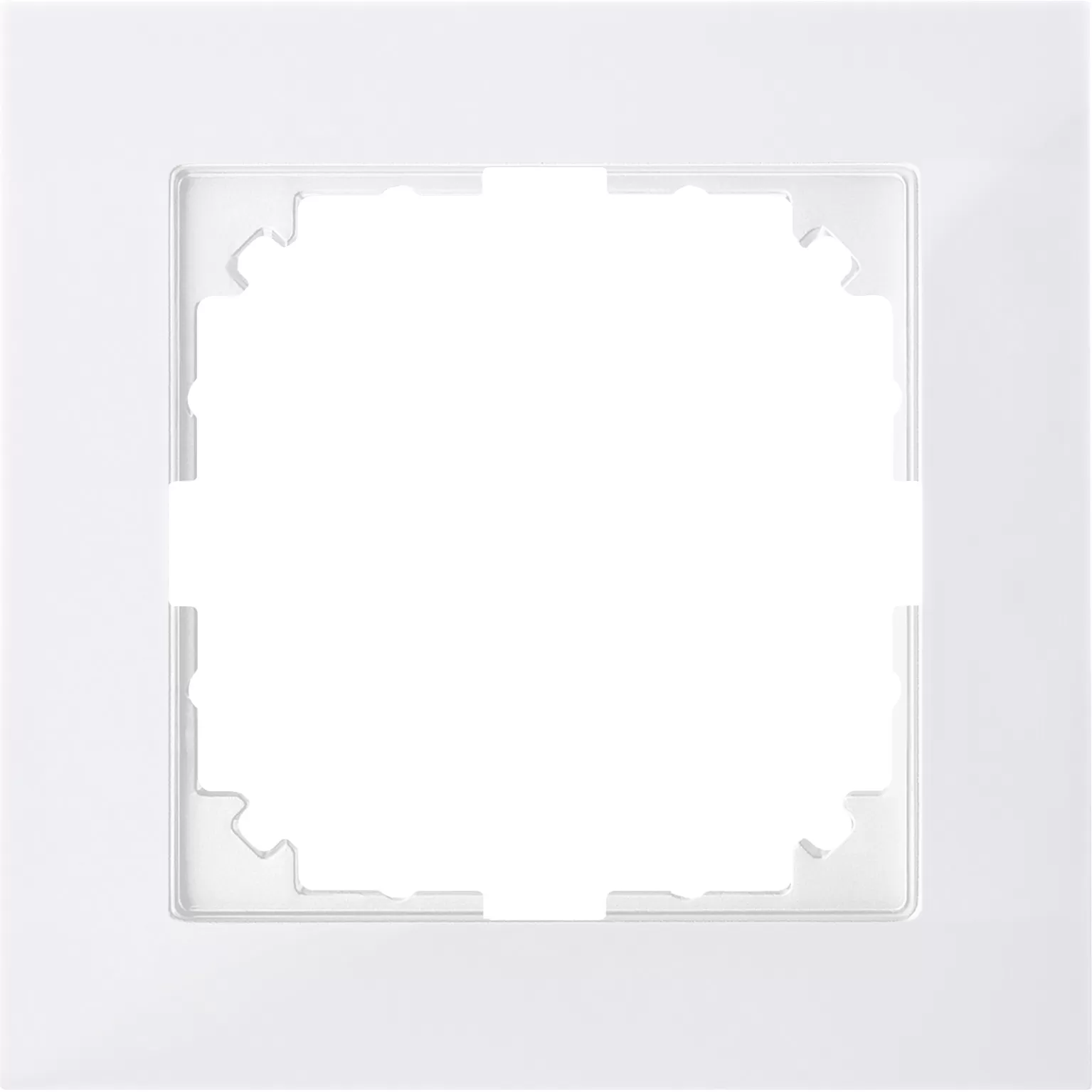 Merten M-Pure-Rahmen, 1fach, polarweiß, M-Pure MEG4010-3619