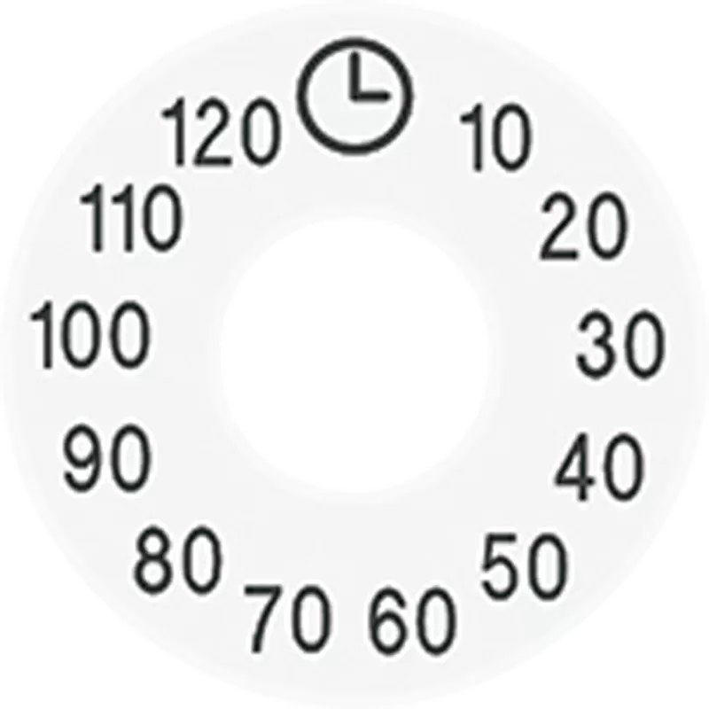 Jung Skalenscheibe, Symbole 10...120, alpinweiß SKS11120-20WW