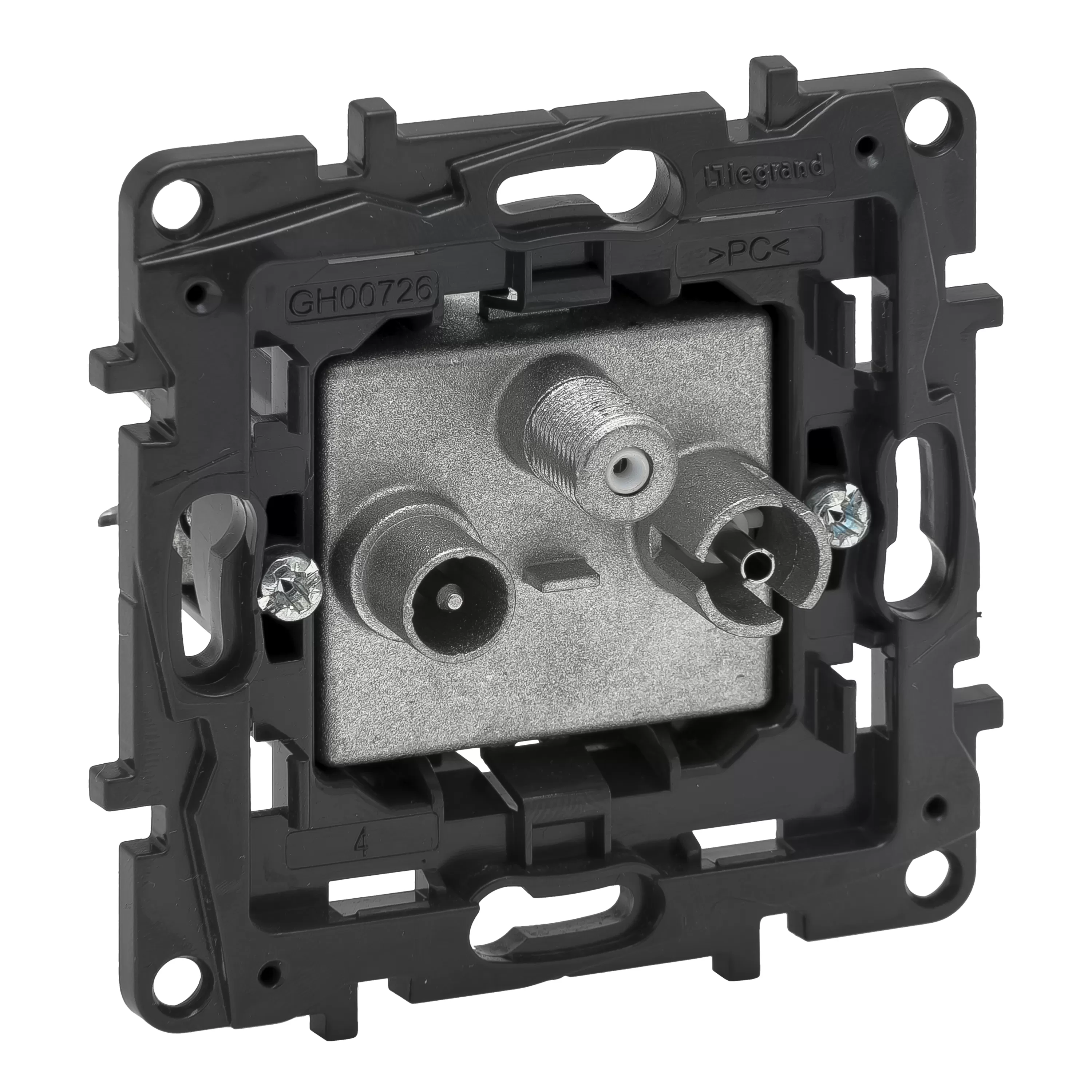 Legrand Niloe Step Einsatz Tv-R-Sat-Durchgangsdose 864058