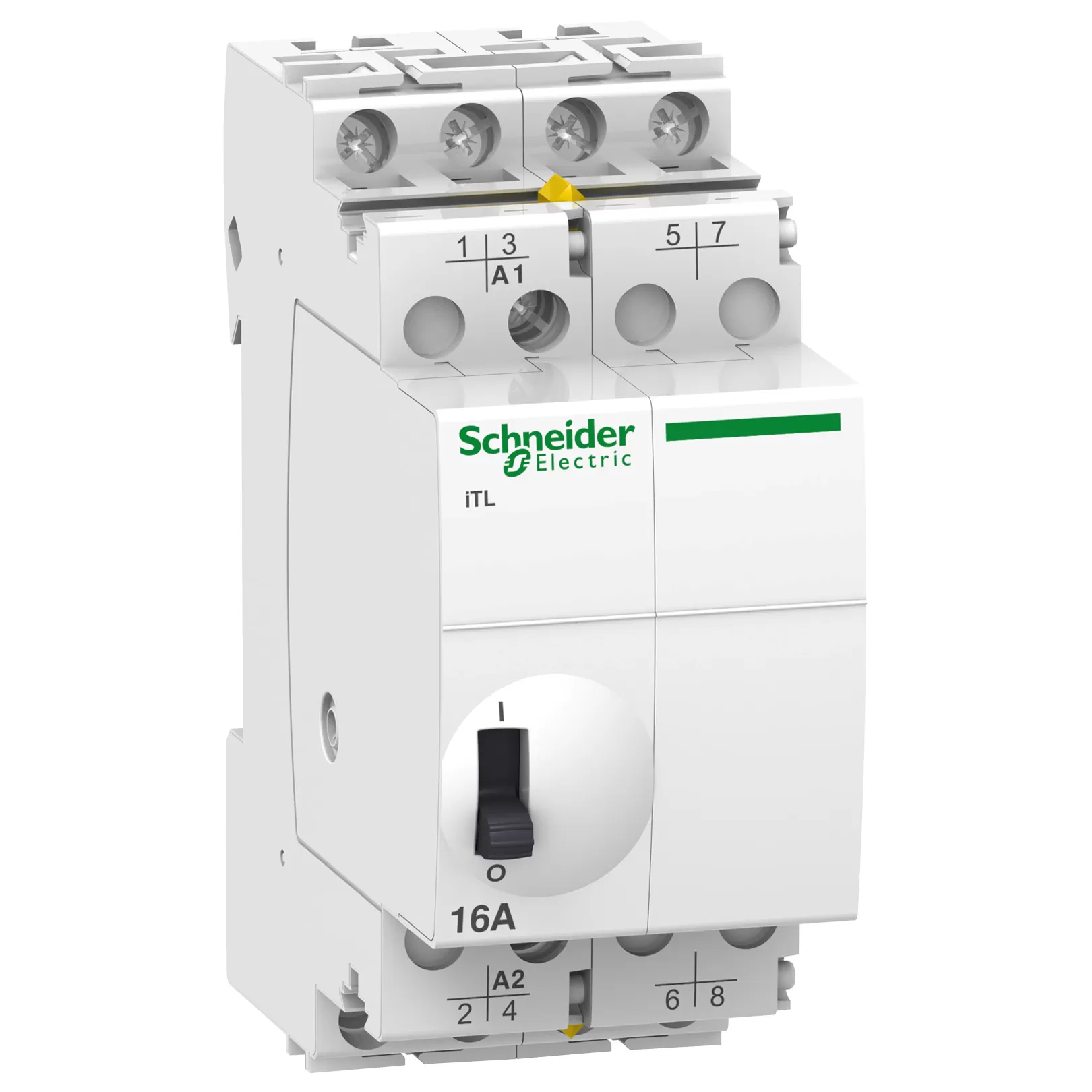 Schneider Electric Fernschalter iTL, 4P, 4 S, 16A, Spule 110VDC, 230-240VAC 50/60Hz A9C30814