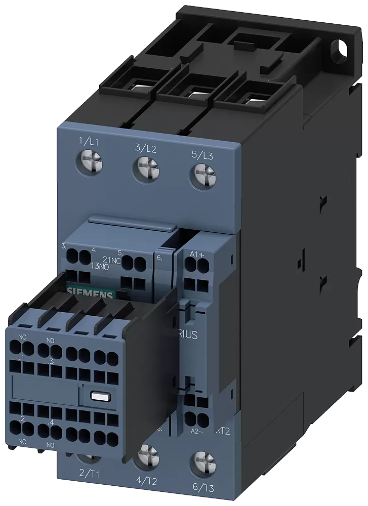 Siemens Schütz für Bahn, AC-3e, 30kW/400V, 2S+2Ö, DC72V, 0,7-1,25*Us, 3-polig, S2 3RT20373XJ440LA2