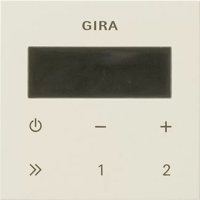 Gira Bedienaufs. UP-Radio RDS System 55 Cremeweiß 248001