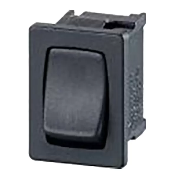 Bachmann Wippenschalter Serie 3631 Umschalter 1-polig schwarz 924.182