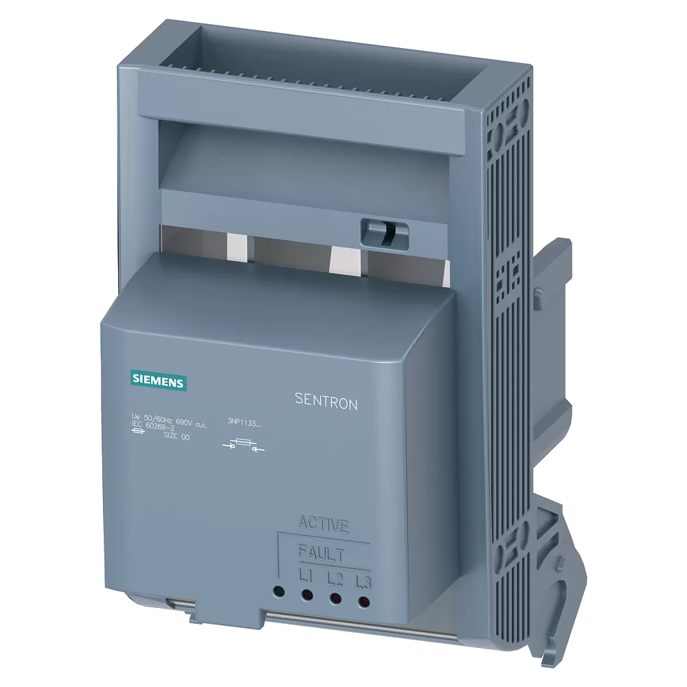 Siemens Griffeinsatz mit EFM15, für Baugröße NH00 3-polig, DC 220 - 440V Zubehör 3NP19331GB45