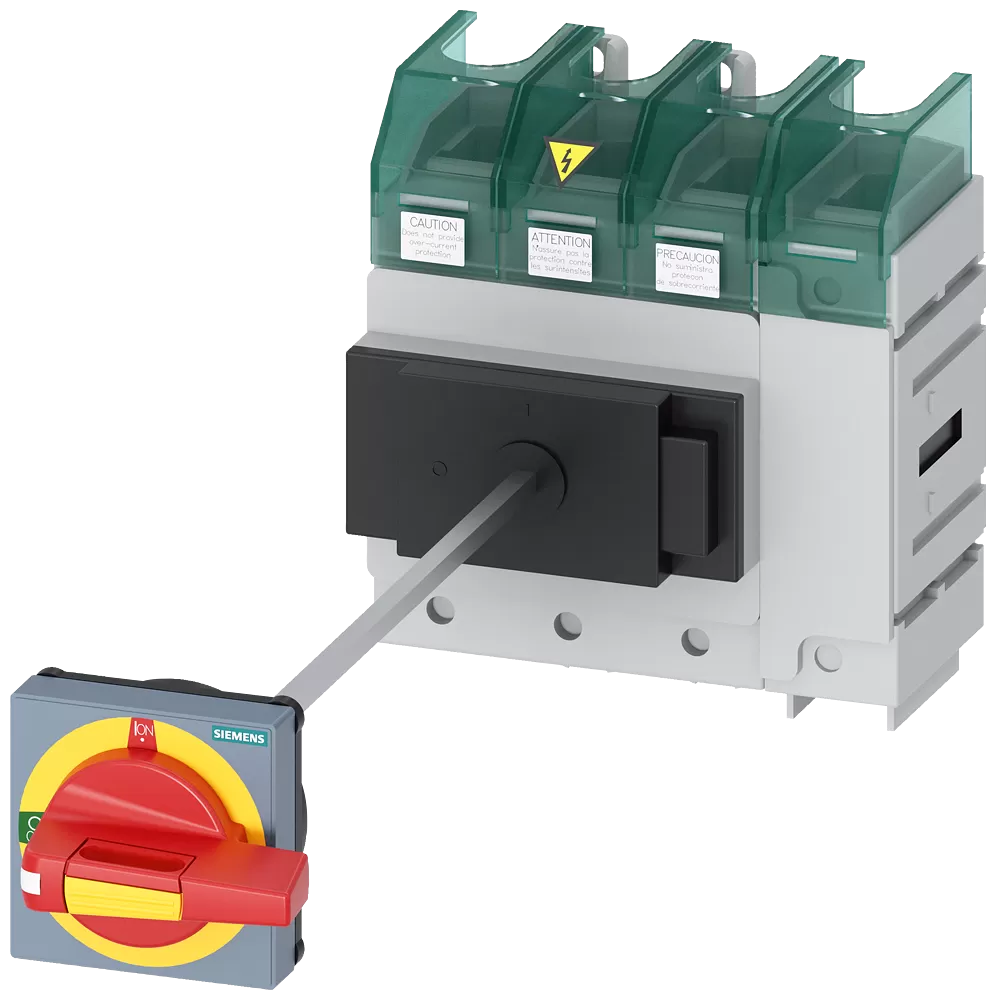 Siemens SENTRON, Lasttrennschalter 3LD5 UL, Not-Aus-Schalter, 4-polig, approbiert 3LD56100TL13