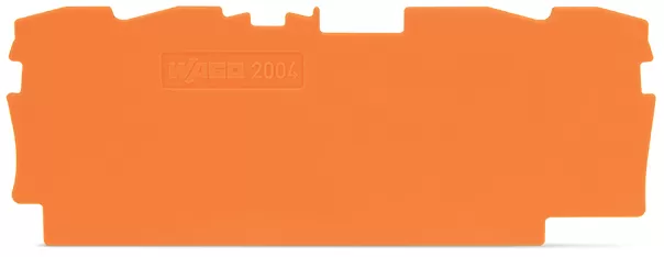 WAGO Abschluss- und Zwischenplatte;1 mm dick;orange 2004-1492