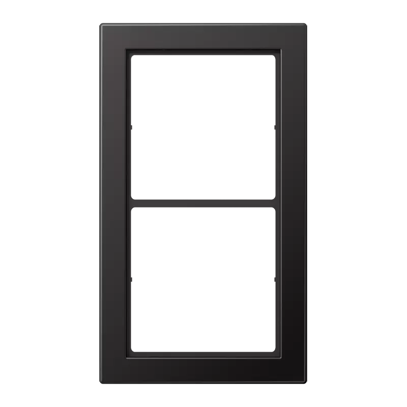 Jung Rahmen, 2-fach, FLAT DESIGN, dark (lackiertes Aluminium) FDAL2982D