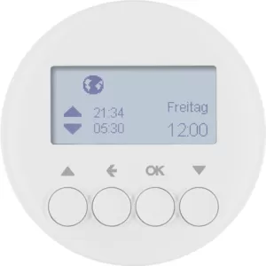 Berker Jalousie-Schaltuhr R.1/R.3 polarweiß 85741139